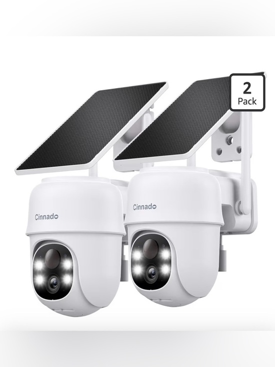 cinnado Other - Cinnado Brand White Outdoor Security Camera Dome - Wireless Two-Pack